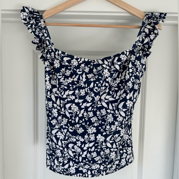 Albion BELLA tankini top, NAVY IVY - Picture 6 of 6